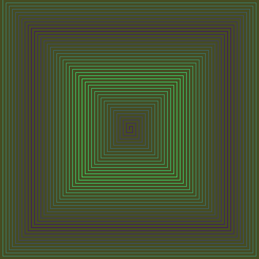 generated image called Squared Spiral